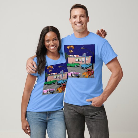 T-shirt Route 66 (Unisexe)