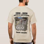 T-shirt Route 66 Centennial Oatman, Arizona Retour (Dos)
