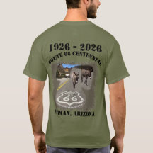Route 66 Centennial Oatman, Arizona Retour