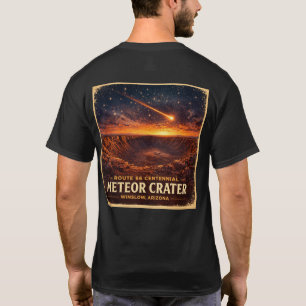 T-shirt Route 66 Cratère de météorite du centenaire Winslo