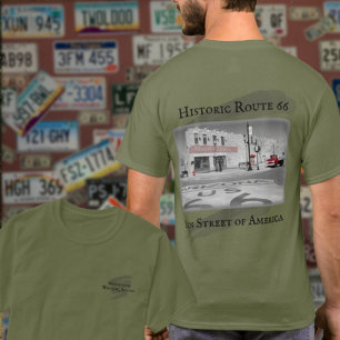 T-shirt Route 66 Destination Vintage Winslow Arizona Photo