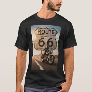 T-shirt Route 66 Nostalgie