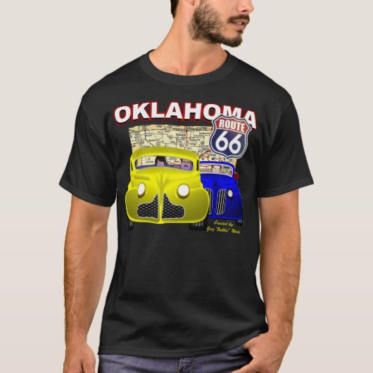 T-SHIRT ROUTE 66 OKLAHOMA (Devant)