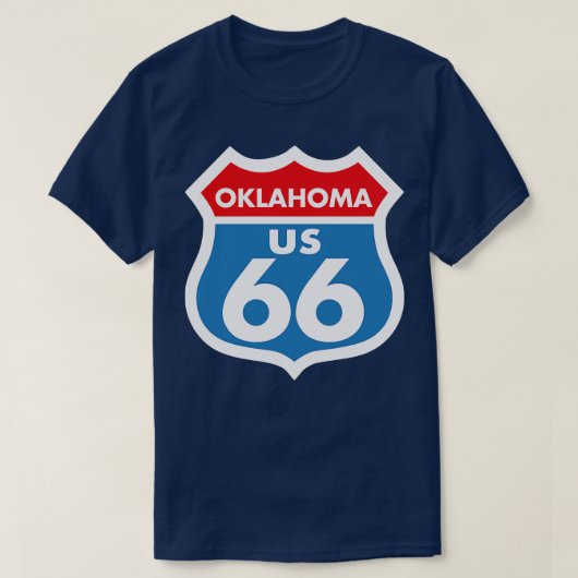 T-shirt Route 66 Oklahoma (Design devant)