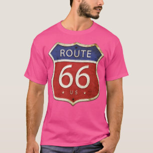 T-shirt Route 66 Route des États-Unis Voyage en détresse