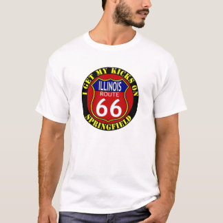 T-SHIRT ROUTE 66 SPRINGFIELD ILLINOIS