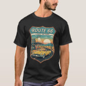 T-shirt Route 66 vintage (Devant)