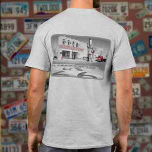 T-shirt Route 66 Winslow Arizona Red Splash Photo
