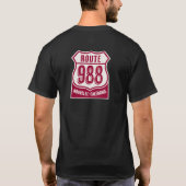 T-shirt Route 988, Nouvelle-Calédonie vintage (Dos)
