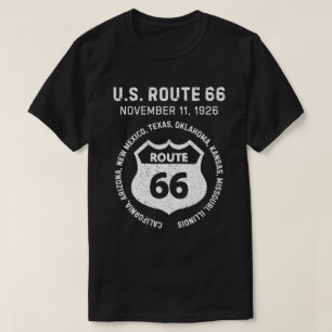 T-shirt Route américaine 66