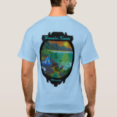 T-shirt "Route au ciel", conception magique #3 de fenêtre (Dos)