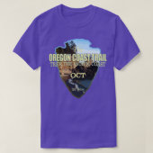 T-shirt Route côtière de l'Oregon (Design devant)