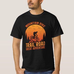 T-shirt Route de VTT grande aventure