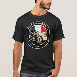 T-shirt Route des Grandes Alpes   France   Motorcycle