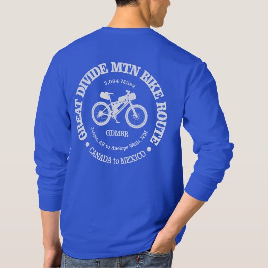 T-shirt Route des VTT Great Divide (Dos)