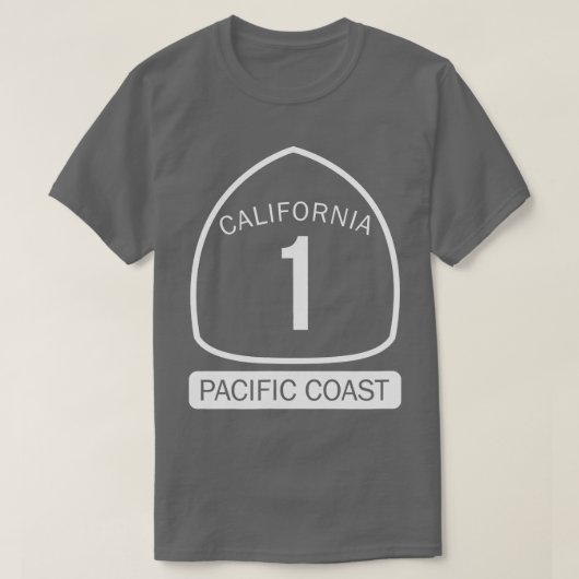 T-shirt Route du Pacifique 1 (Design devant)