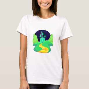 T-shirt route en brique jaune