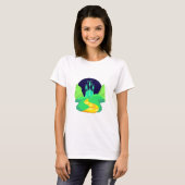 T-shirt route en brique jaune (Devant entier)