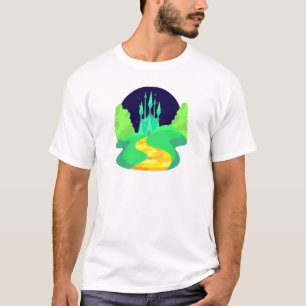 T-shirt route en brique jaune