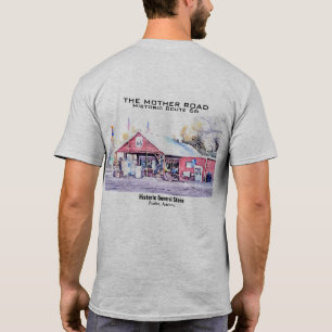 T-shirt Route historique 66 Arizona General Store Aquarell