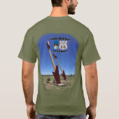 T-shirt Route historique 66 ~ Flèches jumelles, Arizona (Dos)