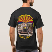T-shirt Route historique 66 Hackberry, Arizona Front Back (Dos)