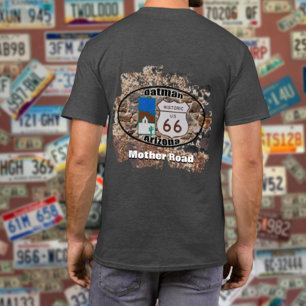 T-shirt Route historique 66 Mother Road Oatman Arizona