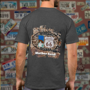 T-shirt Route historique 66 Williams, Arizona