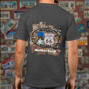 T-shirt Route historique 66 ~ Winslow, Arizona