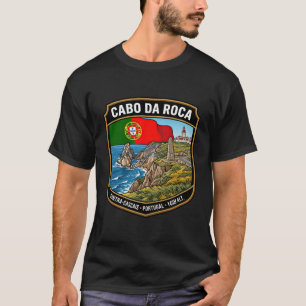 T-shirt Route panoramique côtière Cabo da Roca Portugal