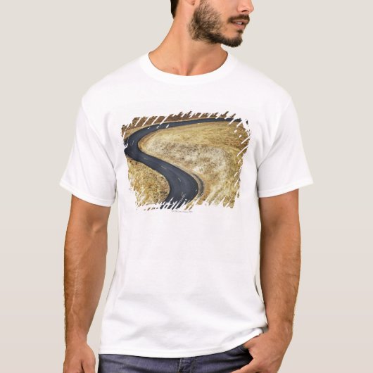 T-shirt Route pavée par enroulement vide (Devant)