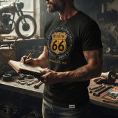 T-shirt Route Rétro 66
