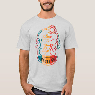 T-shirt Route Rétro 66 Vélo Trail