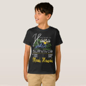 T-shirt Route Vers Hana Survivante Curvy Palm Maui Hawaii  (Devant entier)