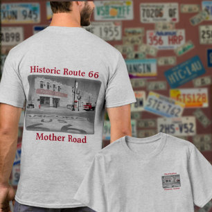 T-shirt Route Vintage 66 Destination Winslow Arizona Photo