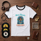 T-shirt Routes néon et chutes d'aiguilles