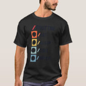 T-shirt Routine Manger Dormir Code Répéter Codeur Développ (Devant)