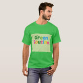 T-shirt Routine vert (Devant entier)