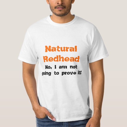 T-shirt Roux naturel (Devant)