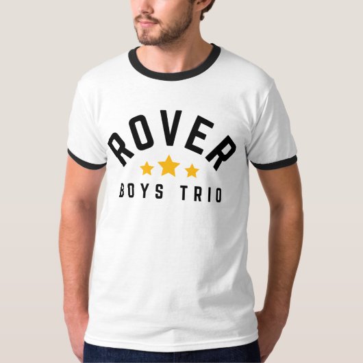 T-shirt Rover Boys Trio Style Vintage Ringer (Devant)