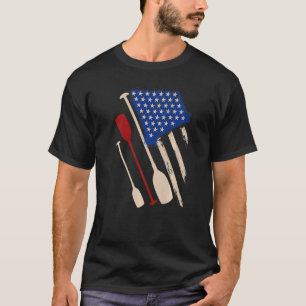 T-shirt Row Boat Team America Tradition Paddle Boat