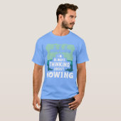T-shirt Rower always thinking about rowing sports row fami (Devant entier)
