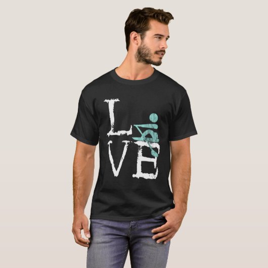 T-shirt Rower Love Aiguillage Équipes Coxswlers Paddlers C (Devant entier)