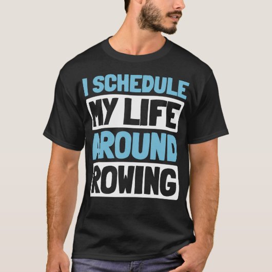 T-shirt Rower Row Sculling - Boat Rowing (Devant)