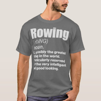 T-shirt Rowing coach girl player gift