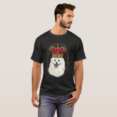 T-shirt Royal American Eskimo Spitz King Queen Princess Do (Devant entier)