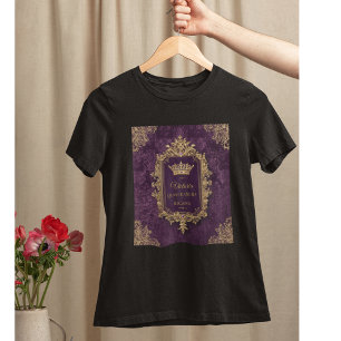 T-shirt Royal Amethyst Quinceañera, coutume