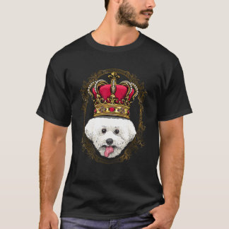T-shirt Royal Bichon Frise King Queen Princess Doggo Puppy