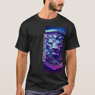 T-Shirt Royal black Lyon 53