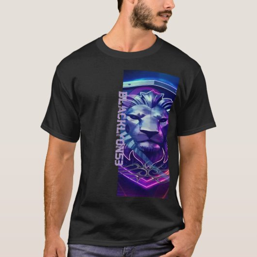 T-Shirt Royal black Lyon 53 (Devant)